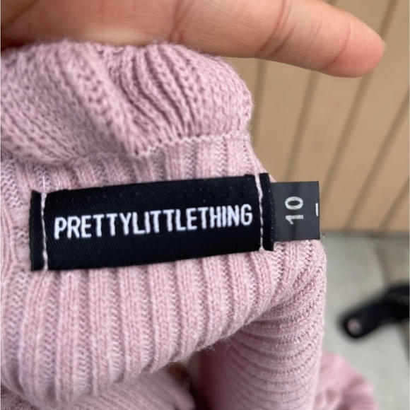 Pretty little thing Crop sweater soft knitted ruffles - Picture 4 of 11